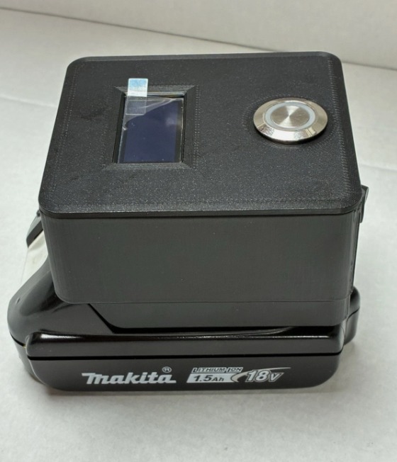 Standalone Makita LXT Diagnostic Tool on battery